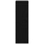 Planteholder 2 pcs Sort eg 25 x 25 x 80 cm Konstrueret træ