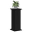 Planteholder Sort eg 33 x 33 x 80 cm Konstrueret træ