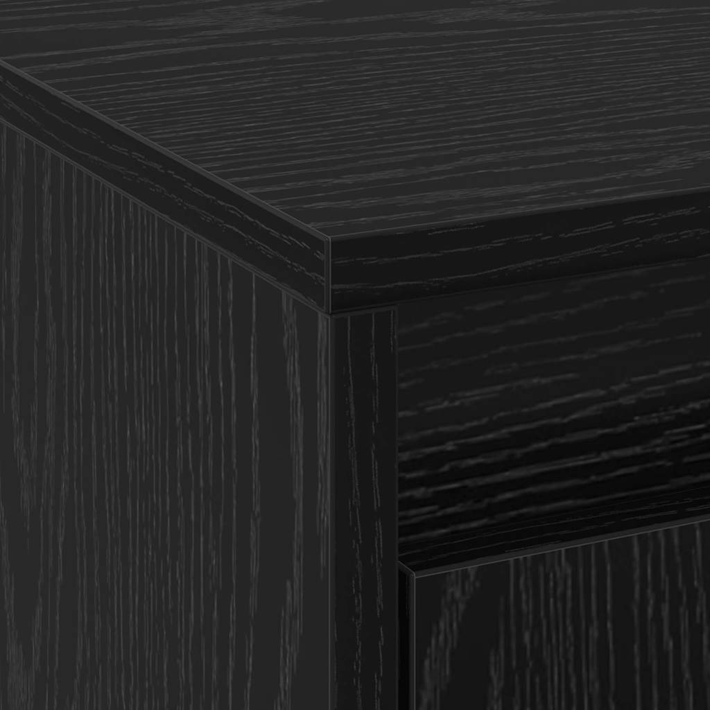 TV Enheder Sort 139,5 x 34 x 50 cm Konstrueret træ