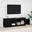 TV Enheder Sort 139,5 x 34 x 50 cm Konstrueret træ