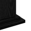 Displaystander med dør Sort eg 31 x 30 x 90 cm Konstrueret træ