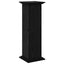 Displaystander med dør Sort eg 31 x 30 x 90 cm Konstrueret træ