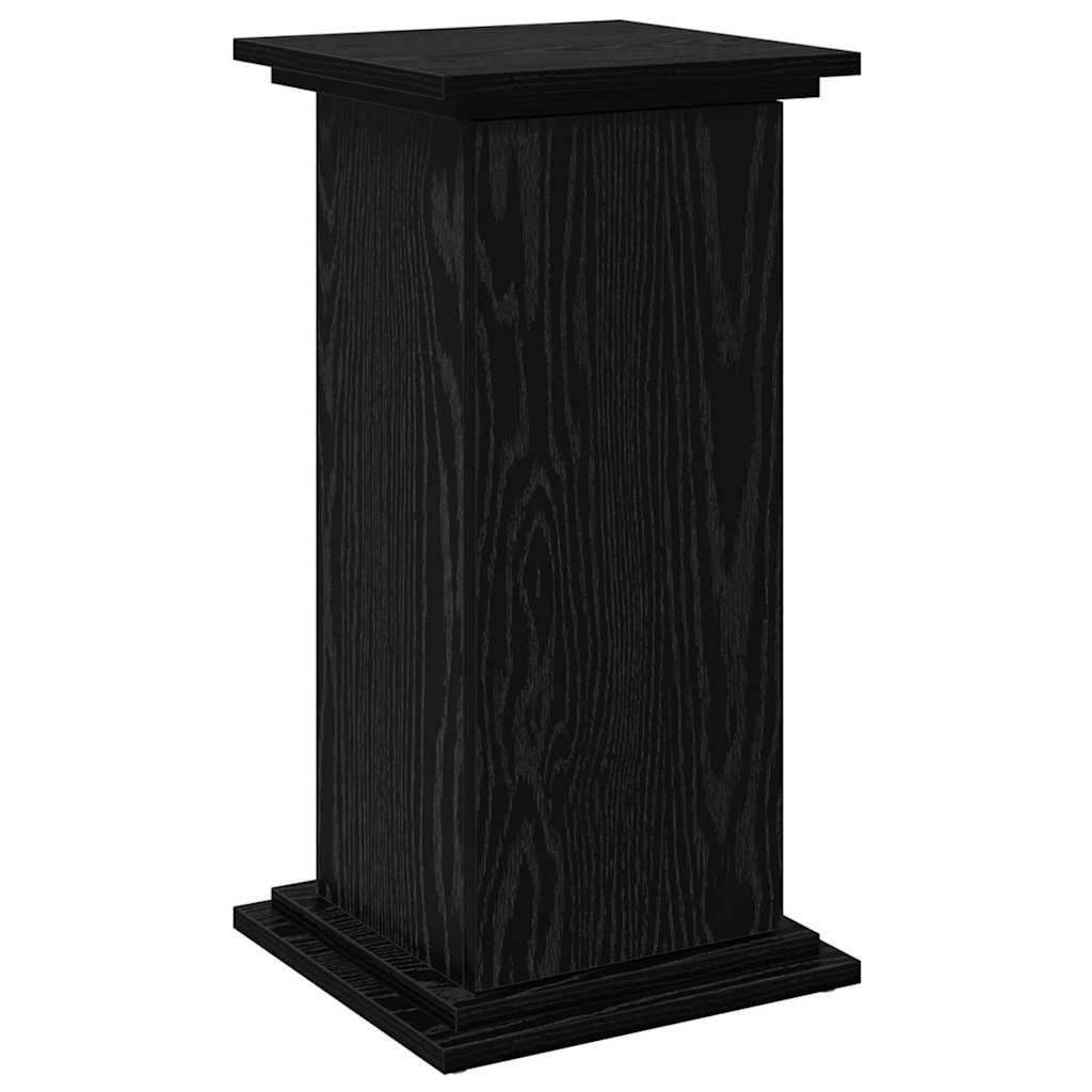 Displaystander med dør Sort eg 31 x 30 x 60 cm Konstrueret træ