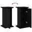 Displaystander med dør Sort eg 31 x 30 x 60 cm Konstrueret træ