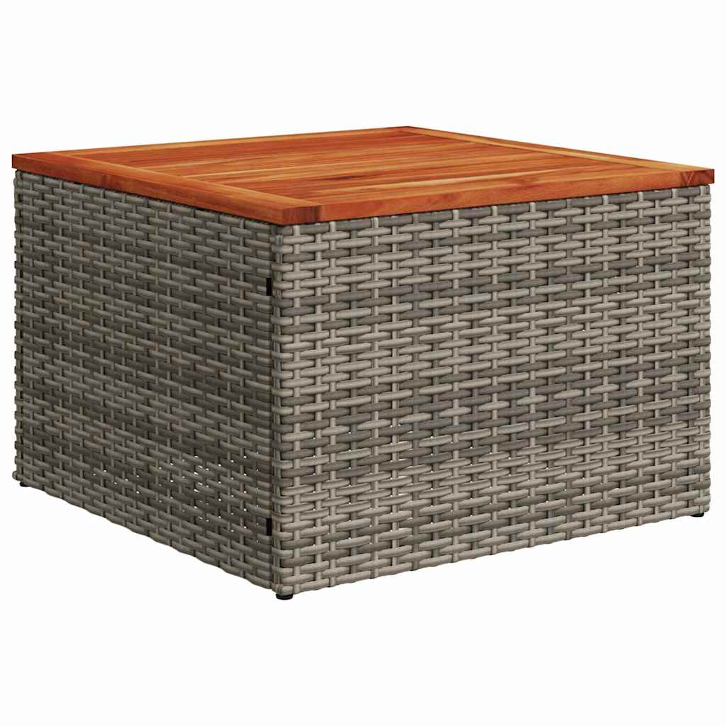 Havesofa Sæt 8 stk. Grå polyrattan