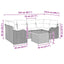 Havesofa Sæt 7 stk. Beige polyrattan