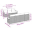 Havesofa Sæt 8 stk. Beige polyrattan