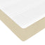 Sengestel Creme 90 x 200 cm Stof