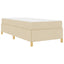 Sengestel Creme 90 x 200 cm Stof