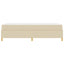 Sengestel Creme 90 x 200 cm Stof