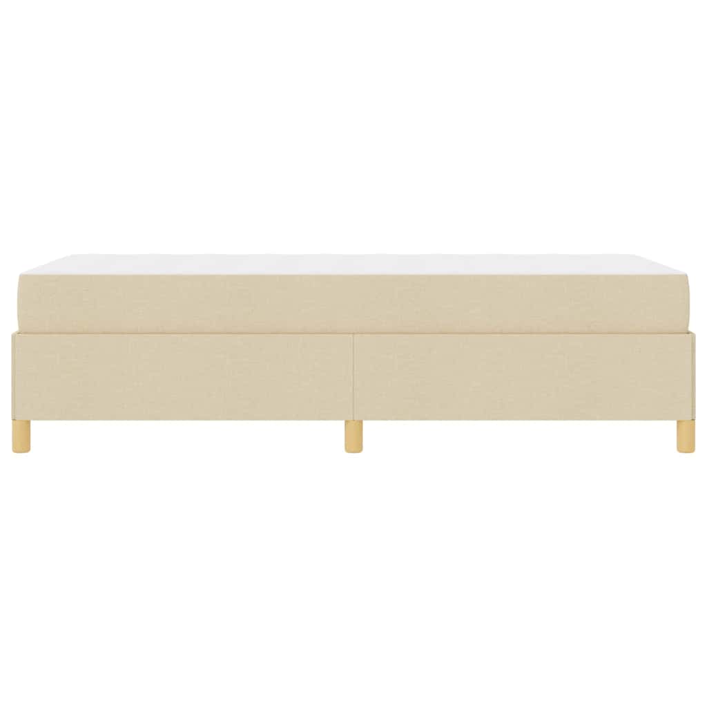 Sengestel Creme 90 x 200 cm Stof