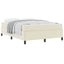 Sengestel med madras Creme 160 x 200 cm Stof