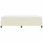 Sengestel med madras Creme 160 x 200 cm Stof