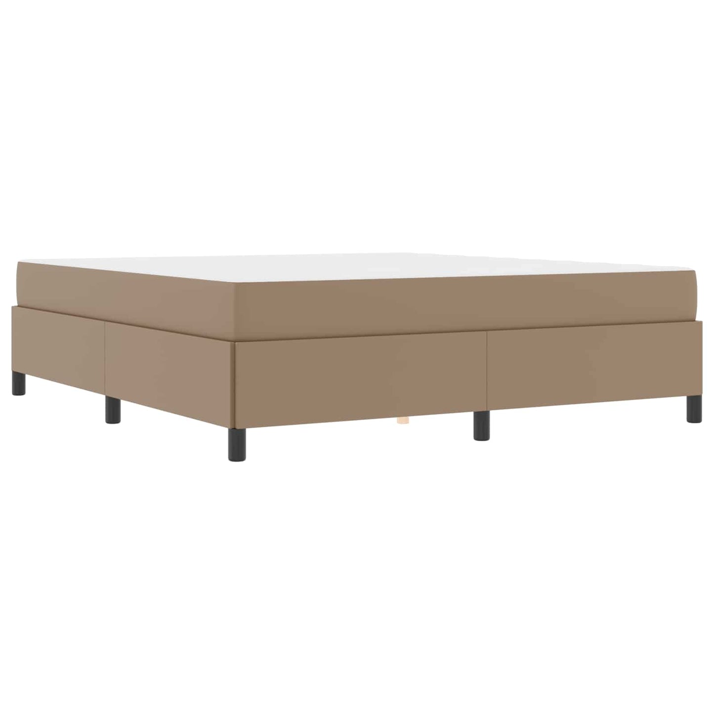 Sengestel med madras Cappuccino 180 x 200 cm Stof