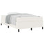 Sengestel med madras Creme 120 x 200 cm Stof