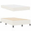 Sengestel med madras Creme 120 x 200 cm Stof