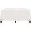 Sengestel med madras Creme 120 x 200 cm Stof