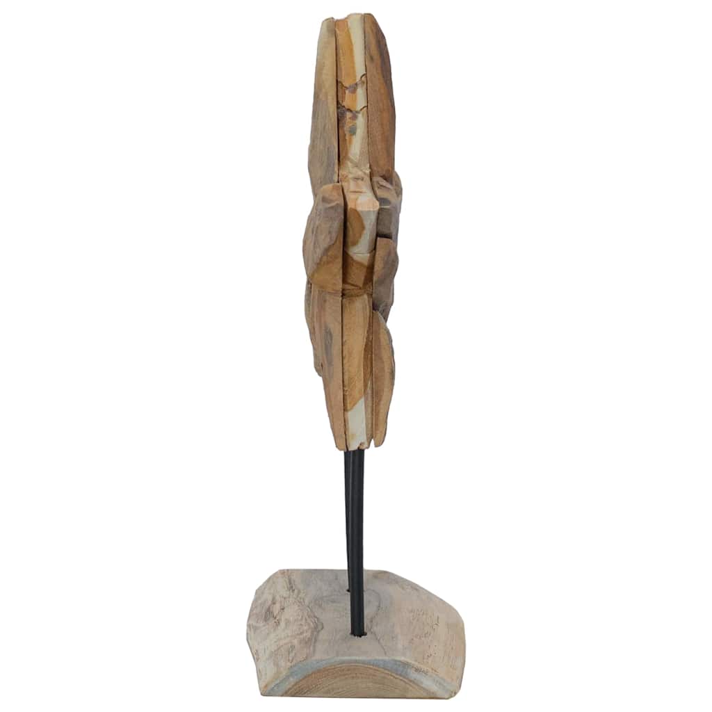 Jule Stjernen Brun 31 x 15 x 46 cm Massiv Teaktræ