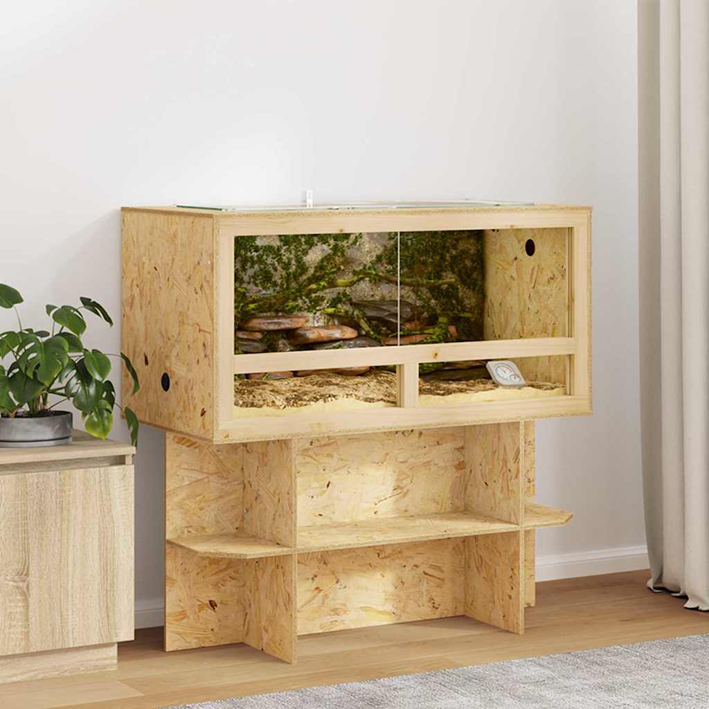 Terrarium Brun 100 x 50 x 100 cm OSB
