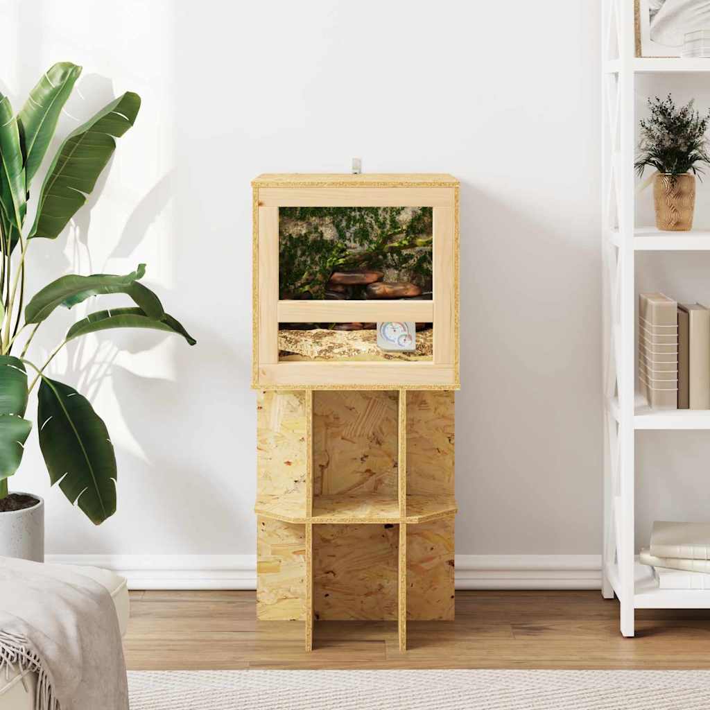 Terrarium Brun 40 x 40 x 90 cm OSB