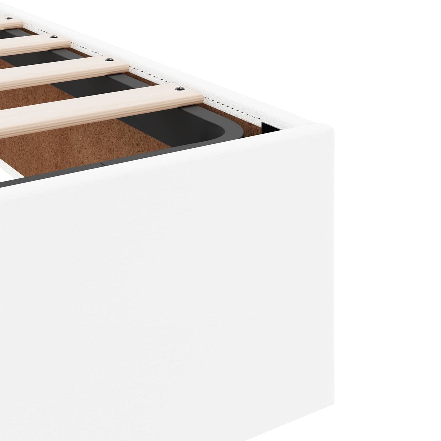 Sengeramme med madras Andet 2 stk. Hvid PVC