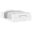 Sengeramme med madras Andet 2 stk. Hvid PVC