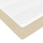 Sengeramme med madras 2 stk. Creme Stof