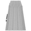 Foldbar rampe 200kg pr. rampe 2 pcs Sølv 186 x 23 x 4,5 cm