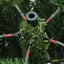 Kunstigt Hinged Juletræ med stativ Grøn 210 cm PVC, PE og Stål
