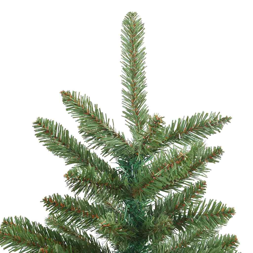 Kunstigt Hinged Juletræ med stativ Grøn 150 cm PVC, stål