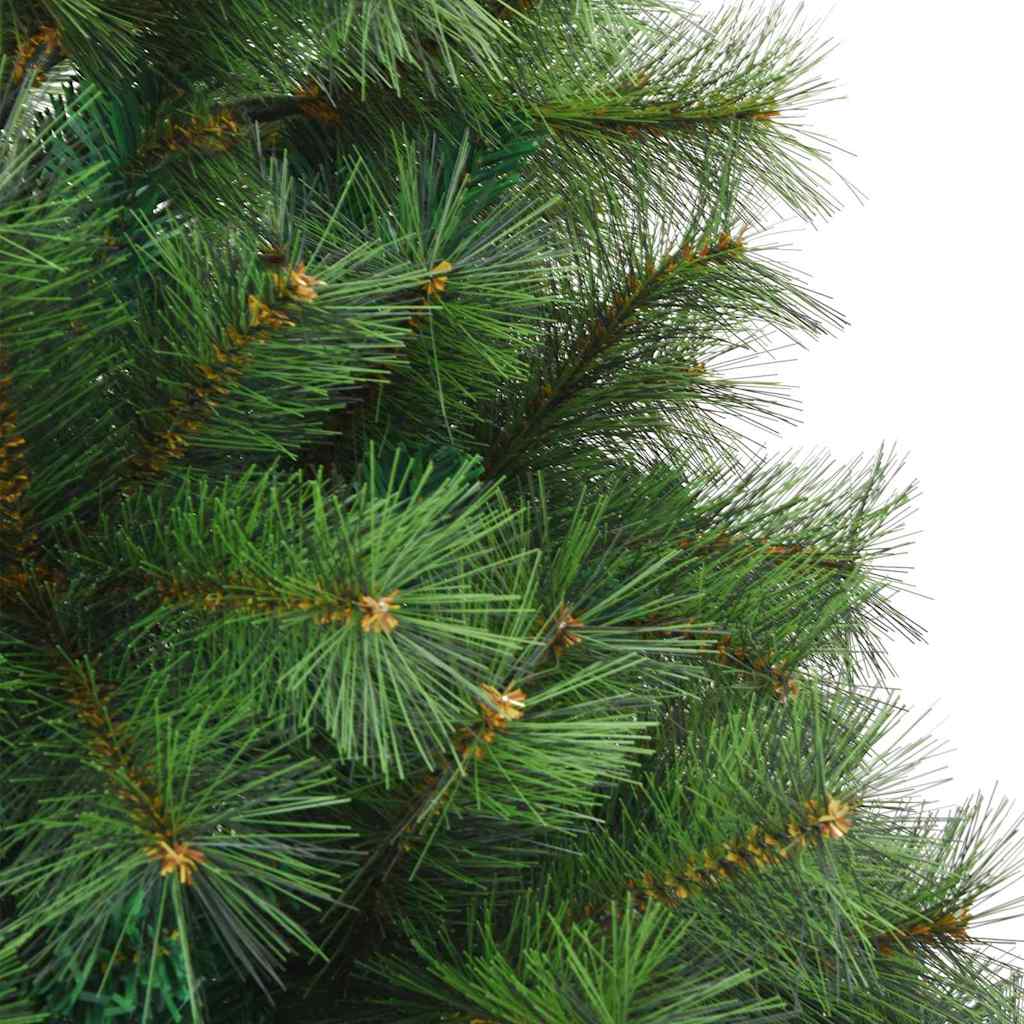 Kunstigt Hinged Juletræ med stativ Grøn 120 cm PVC, stål