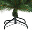 Kunstigt Hinged Juletræ med stativ Grøn 120 cm PVC, stål