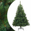Kunstigt Hinged Juletræ med stativ Grøn 120 cm PVC, stål