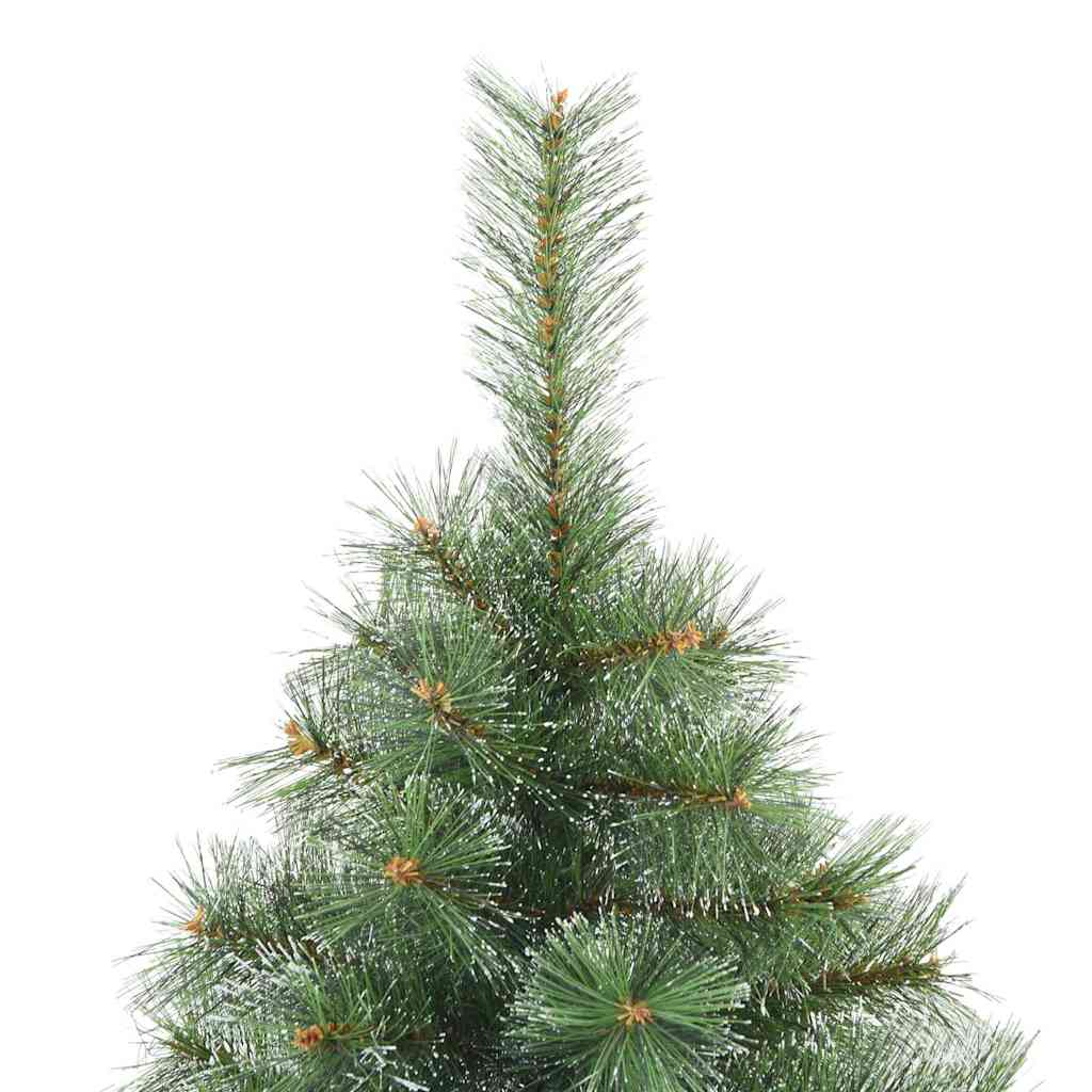 Kunstigt bøjelig juletræ snefløjtet Grøn 150 cm PVC, stål