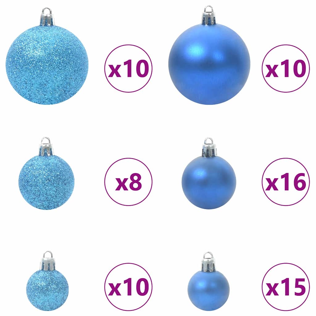 Kunstig Forbelyst Juletræ med 300 LED'er Lyserød 180 cm PVC