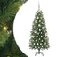 Kunstigt juletræ med 150 LED'er Grøn 120 cm PE og PVC
