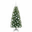 Kunstigt juletræ med 150 LED'er Grøn 120 cm PE og PVC