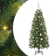 Kunstigt juletræ med 150 LED'er Grøn 150 cm PE og PVC