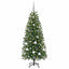 Kunstigt juletræ med 150 LED'er Grøn 150 cm PE og PVC