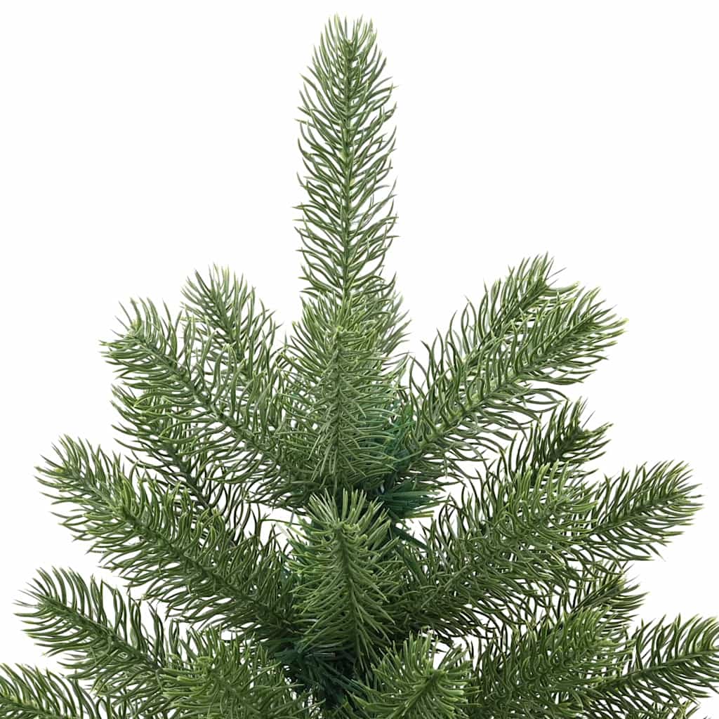 Kunstigt juletræ med 150 LED'er Grøn 150 cm PE og PVC