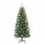 Kunstigt juletræ med 150 LED'er Grøn 150 cm PE og PVC