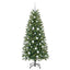Kunstigt juletræ med 150 LED'er Grøn 150 cm PE og PVC