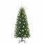 Kunstigt juletræ med 150 LED'er Grøn 150 cm PE og PVC