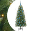 Kunstigt juletræ med 150 LED'er Grøn 150 cm PE og PVC