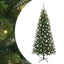 Kunstigt juletræ med 300 LED'er Grøn 180 cm PE og PVC