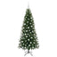 Kunstigt juletræ med 300 LED'er Grøn 180 cm PE og PVC