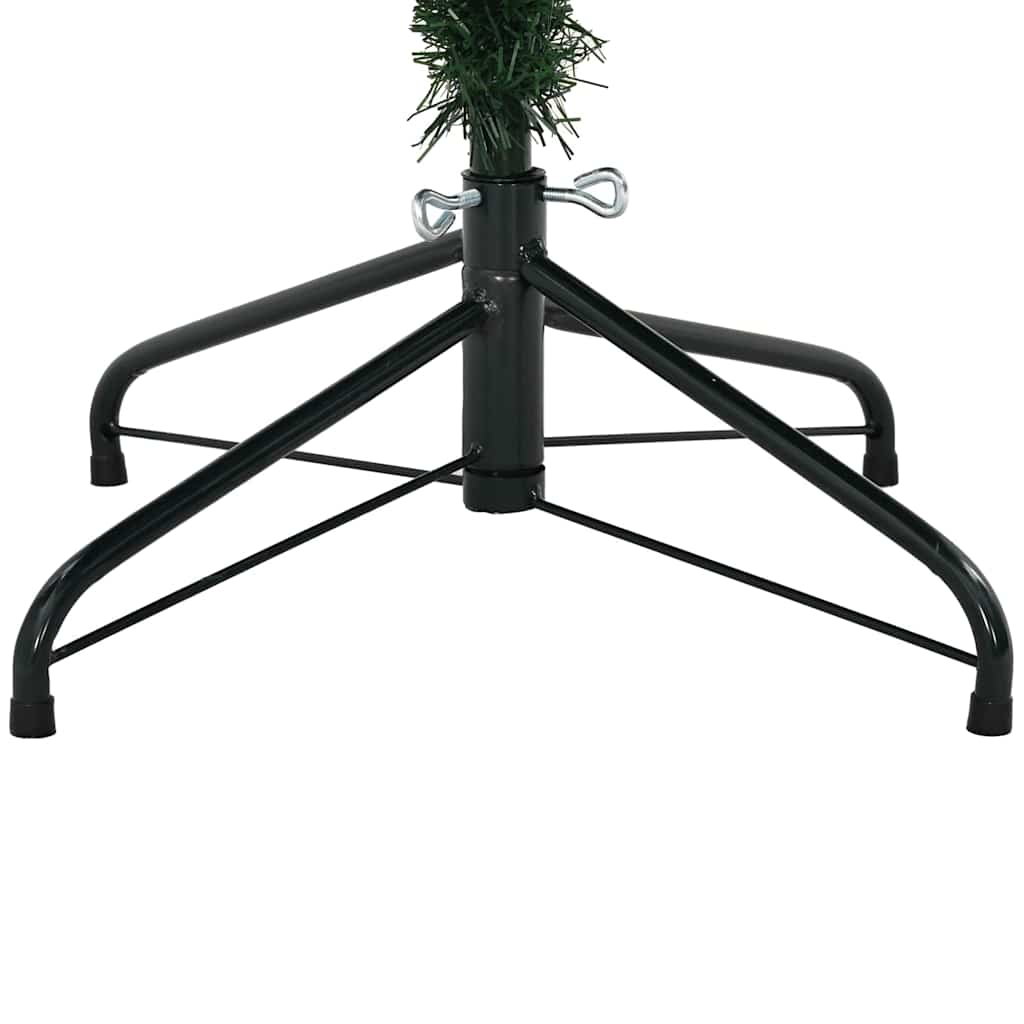 Kunstigt juletræ med 300 LED'er Grøn 210 cm PE og PVC