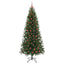 Kunstigt juletræ med 300 LED'er Grøn 210 cm PE og PVC