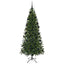 Kunstigt juletræ med 300 LED'er Grøn 210 cm PE og PVC