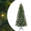 Kunstigt juletræ med 300 LED'er Grøn 210 cm PE og PVC